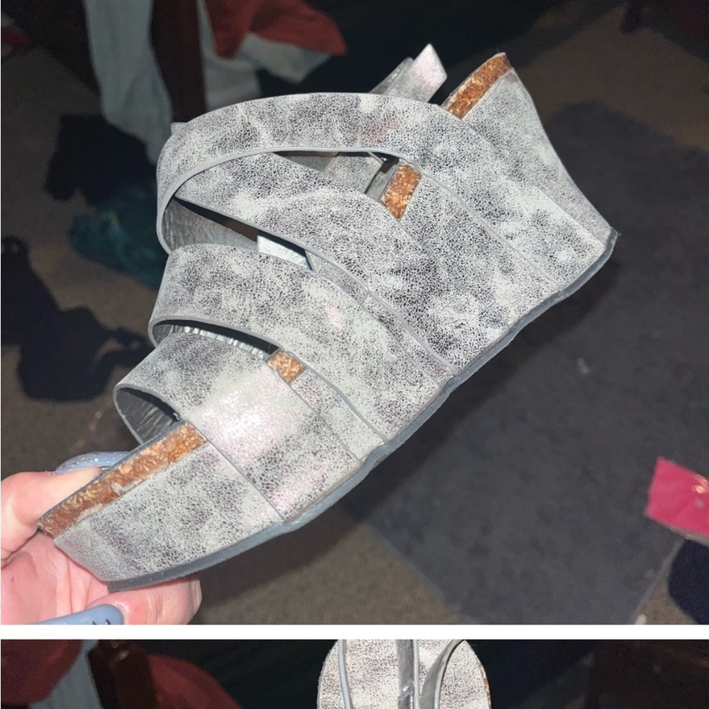 8.5 never worn wedges